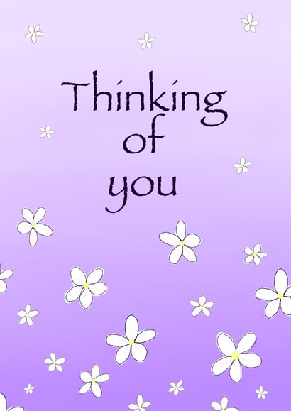 thinking of you love Card 40849 created by Petals & Puns