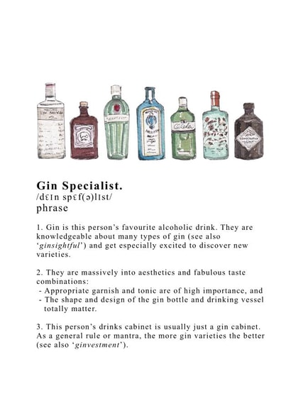 gin fanatic Birthday Card 17228 created by Toasted Crumpet