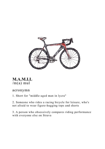 mamil lycra Birthday Card 17229 created by Toasted Crumpet
