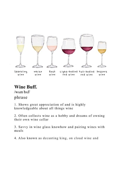 wine buff sommelier Card 41958 created by Toasted Crumpet