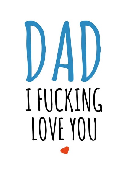 adult rude Father's Day Card 34712 created by Banter King