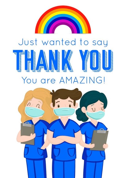 keyworker nhs Thank You Card 17211 created by Lorna Hutchison