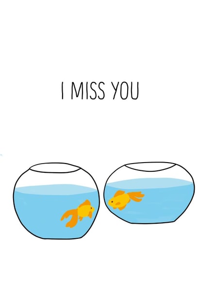 sendasmile miss you Thinking of you Card 16108 created by Fly high art