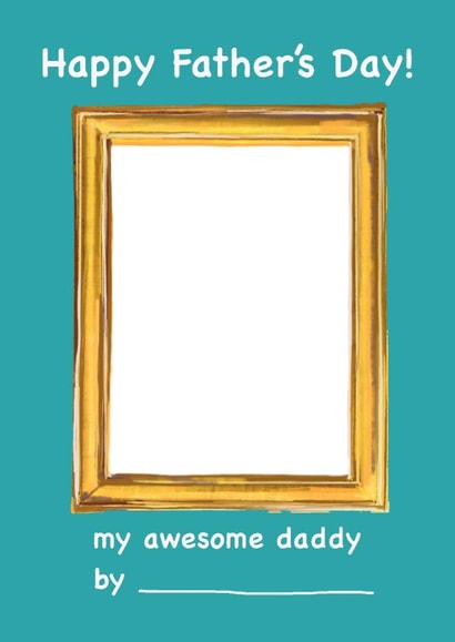 drawing portrait Father's Day Card 10952 created by Monty and Tom