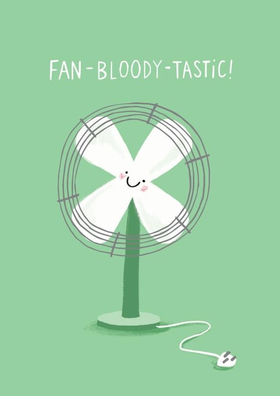 fan bloody Congratulations Card 17183 created by Stormy Knight