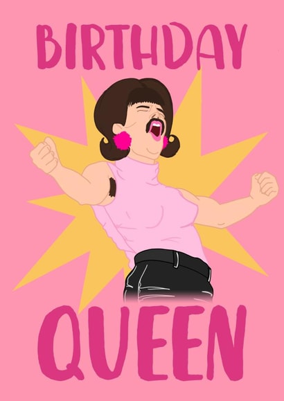 queen freddie murcury Birthday Card 4145 created by The Cake Thief
