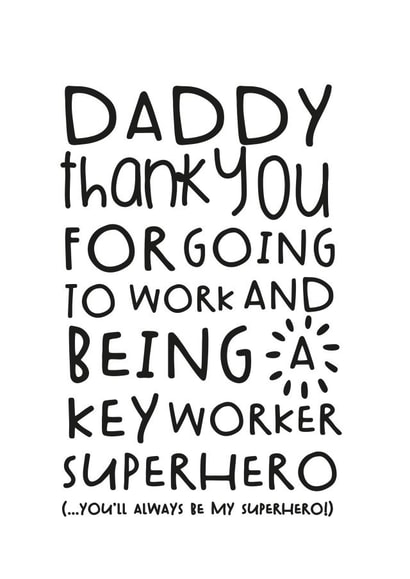 keyworker from the kids Thank You Card 32135 created by Jodie Gaul & Co