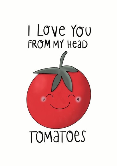 Love food pun Card 41417 created by Becca
