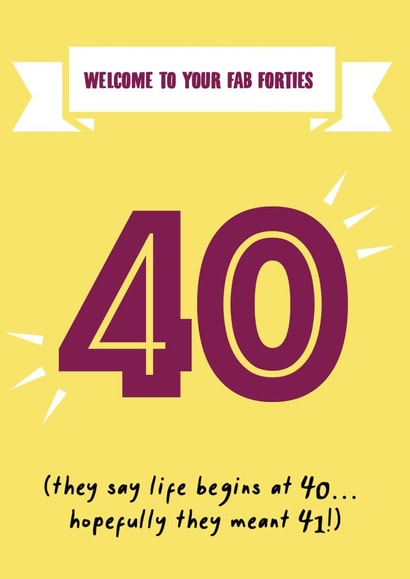 welcome fab Birthday Card 41668 created by SnailMail