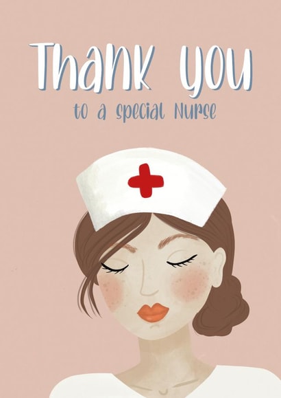 nurse nhs Thank You Card 17316 created by Wednesday's Wombat