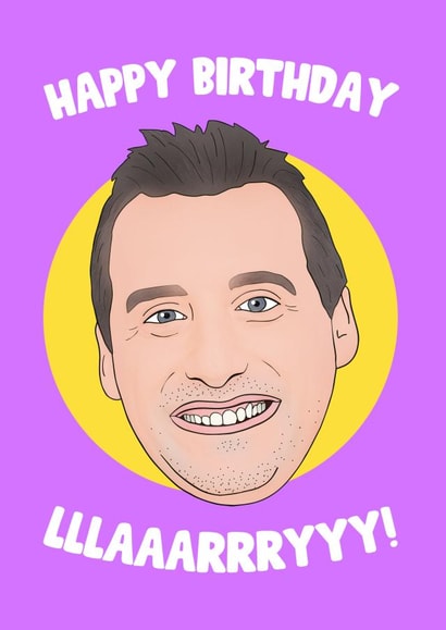 larry impractical jokers Birthday Card 10103 created by Hey Huns It's Nicole