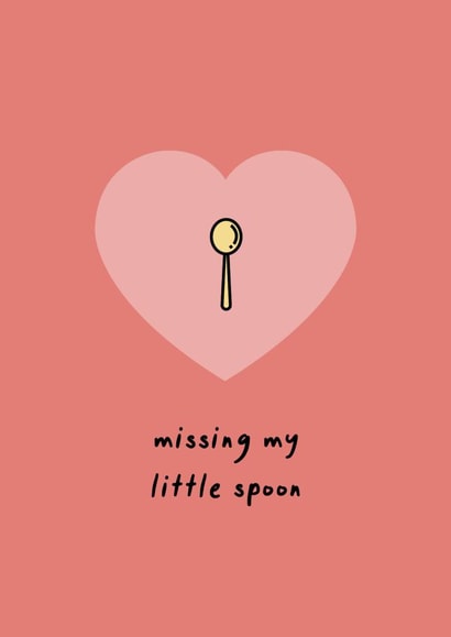 big spoon Love & Friendship Card 41669 created by SnailMail