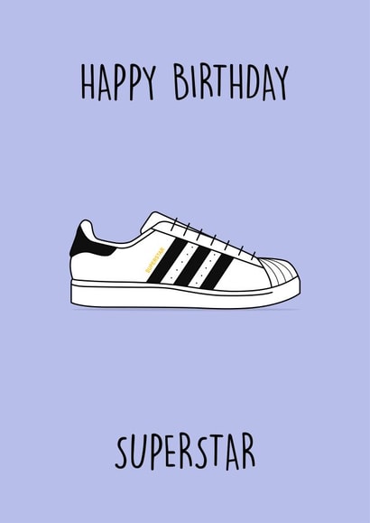 adidas superstar Birthday Card 11688 created by Rishi