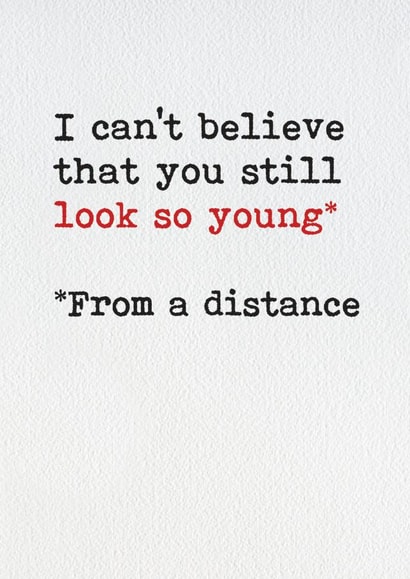 look old Birthday Card 12163 created by Brainbox Candy