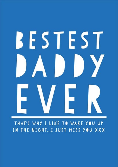 bestest daddy ever! Father's day card created by Heather Alstead Design LTD