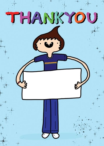 keyworker fill in Thank You Card 17429 created by The Squibbles®