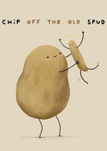 potato spud Father's Day Card 22649 created by Sophie Corrigan