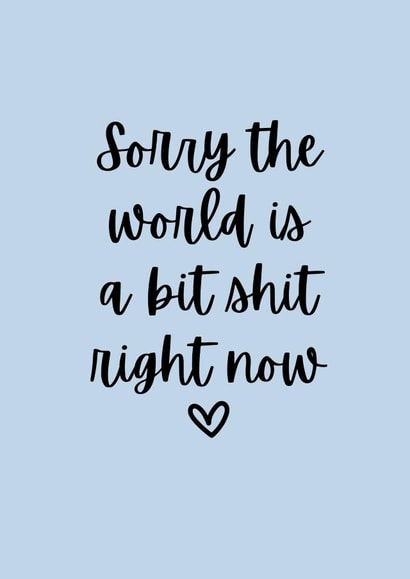 CV2020 Isolation Thinking of you Card 42174 created by Roxy Doodles