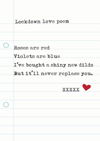 dildo replace Love & Friendship Card 12286 created by hannah turpin