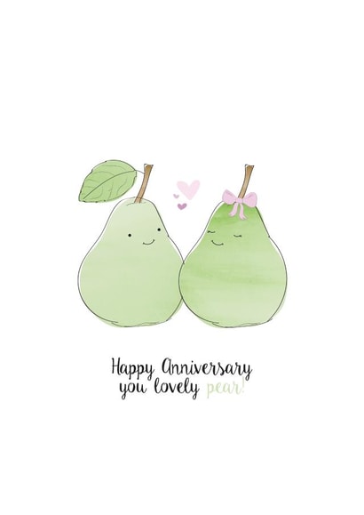 Happy Anniversary you lovely Pear! created by Made by Mable