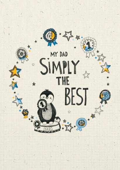 dad cute Father's Day Card 26010 created by Cathy Haworth