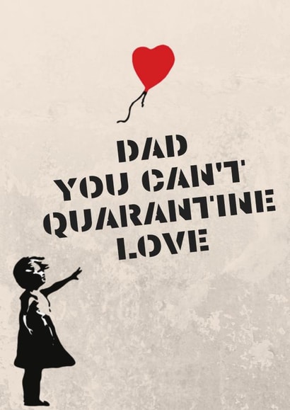 Can't quarantine love card created by Flamingo Lingo by Jenny
