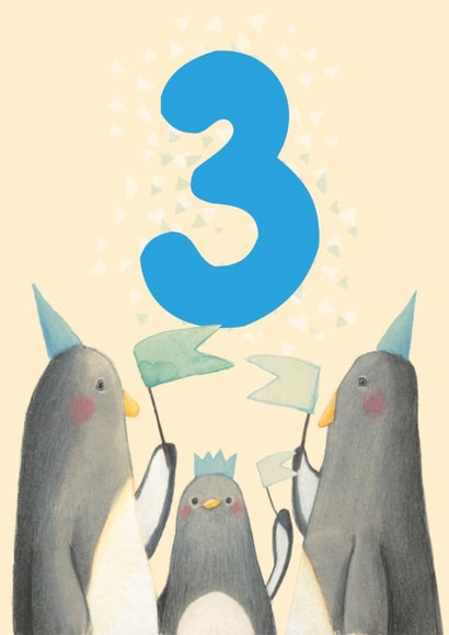 3 three Birthday Card 16933 created by The Grey Earl