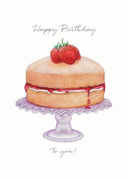 cake adult Birthday Card 15313 created by Lottie Murphy