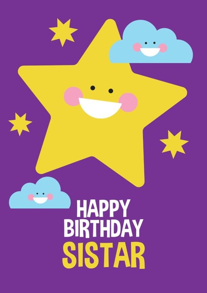 star pun Birthday Card 11991 created by Werlang Paper
