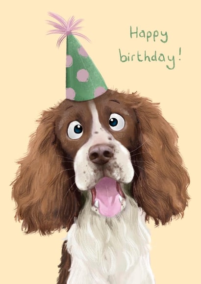 birthday dog Birthday Card 1761 created by Katie Corrigan
