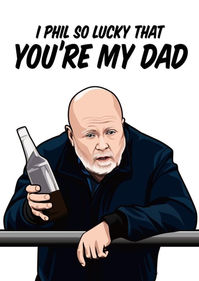 Phil Eastenders Father's Day card created by All Things Banter