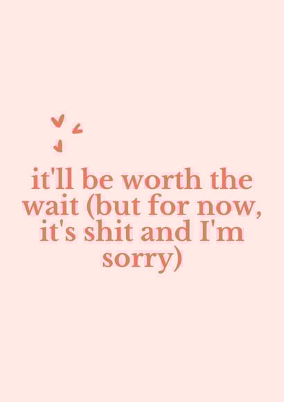 Sorry you'll have to wait - Wedding day created by The Enthusiast