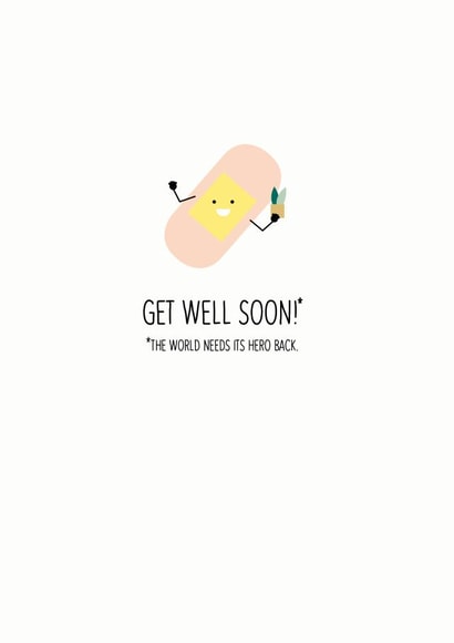 get well soon get Card 27101 created by PAP