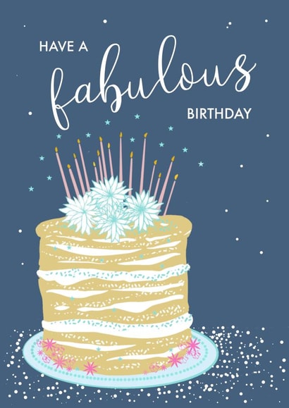 cake fabulous Birthday Card 17515 created by Tutti Frutti Designs