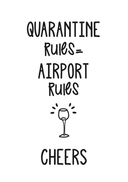 quarantine isolation Just because Card 32139 created by Jodie Gaul & Co