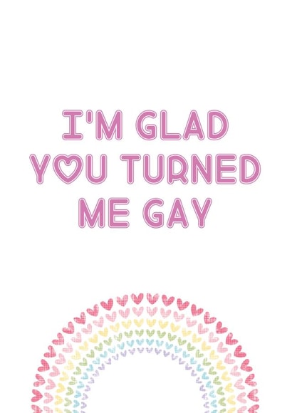 glad you Love & Friendship Card 16915 created by Rude Cards