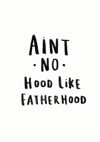 fatherhood hood Father's Day Card 14663 created by Ellie Ellie