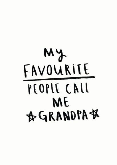 favourite grandpa Father's Day Card 14666 created by Ellie Ellie