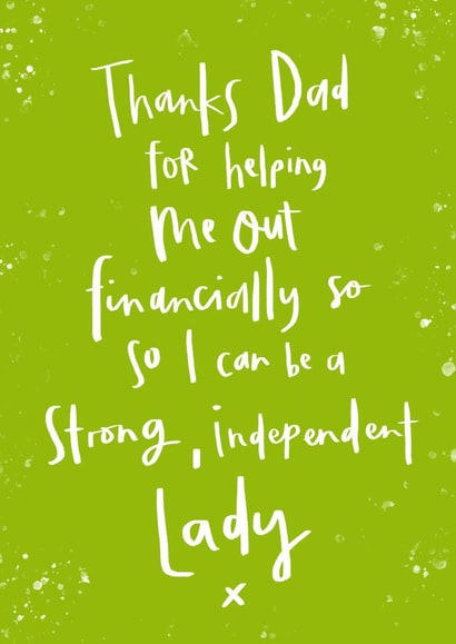 thanks helping Father's Day Card 28642 created by Diffydolls