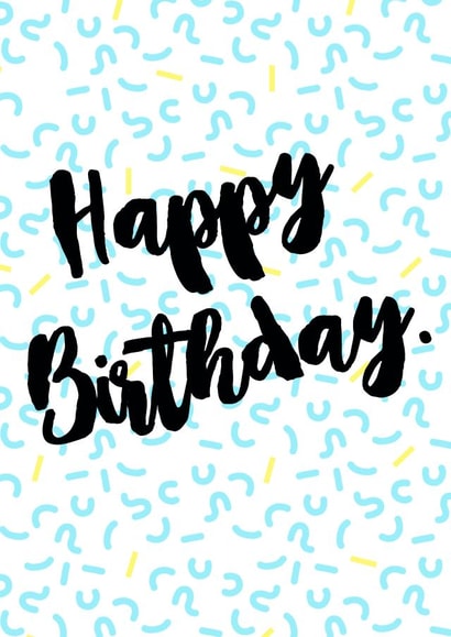 jazzy happy birthday Card 33226 created by Elodie Bee Designs