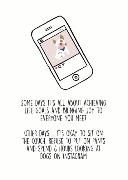 adult illustration Just because Card 17323 created by Wednesday's Wombat