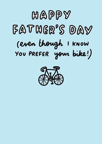 bike prefer Father's Day Card 5320 created by Veronica Dearly
