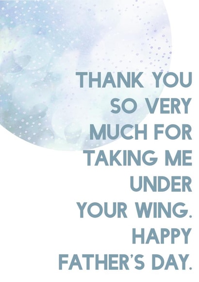 Father's Day Card For Father Figure - Mentor - Stepdad - Foster Dad created by SixElevenCreations