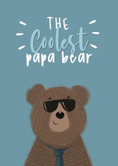 coolest papa Father's Day Card 42491 created by Lily and Daisy