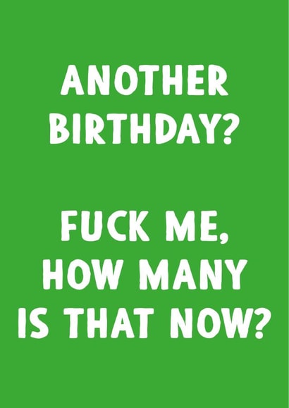 another birthday Birthday Card 17925 created by Steve Brown