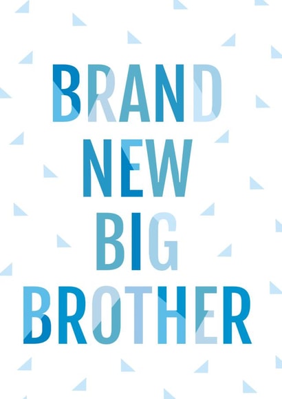 New brother children's card created by Sarah Corcoran 