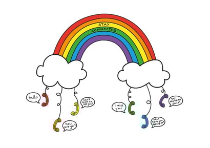 sendasmile rainbow Just because Card 42670 created by Sophie Brown