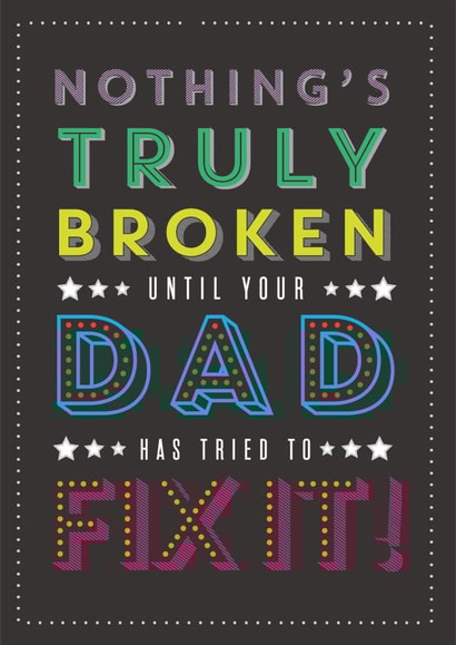 nothing truly Father's Day Card 42681 created by Rock The Custard