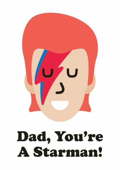 You're A Starman Fathers Day Card created by Studio Boketto