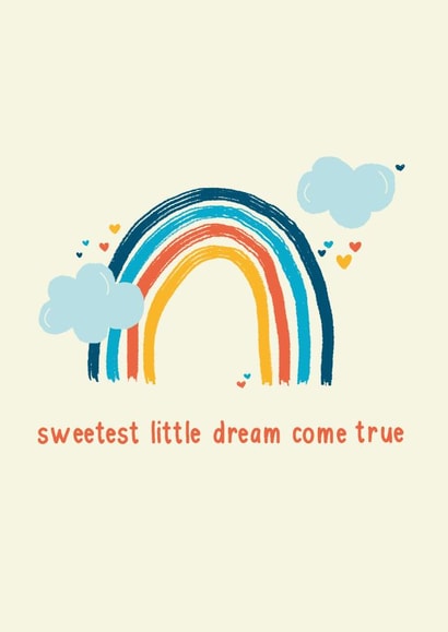 Baby Rainbow New Baby Card 15287 created by Hybrid Pencil